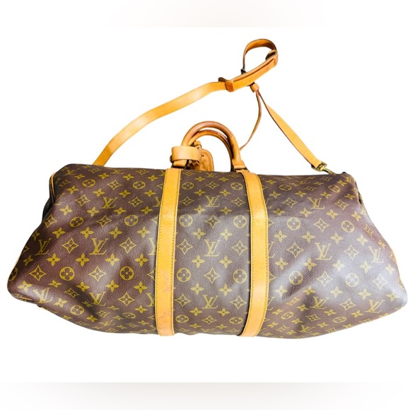 🥰🔥Authentic Louis Vuitton Keepall Bandoulier 55 - Picture 1 of 16